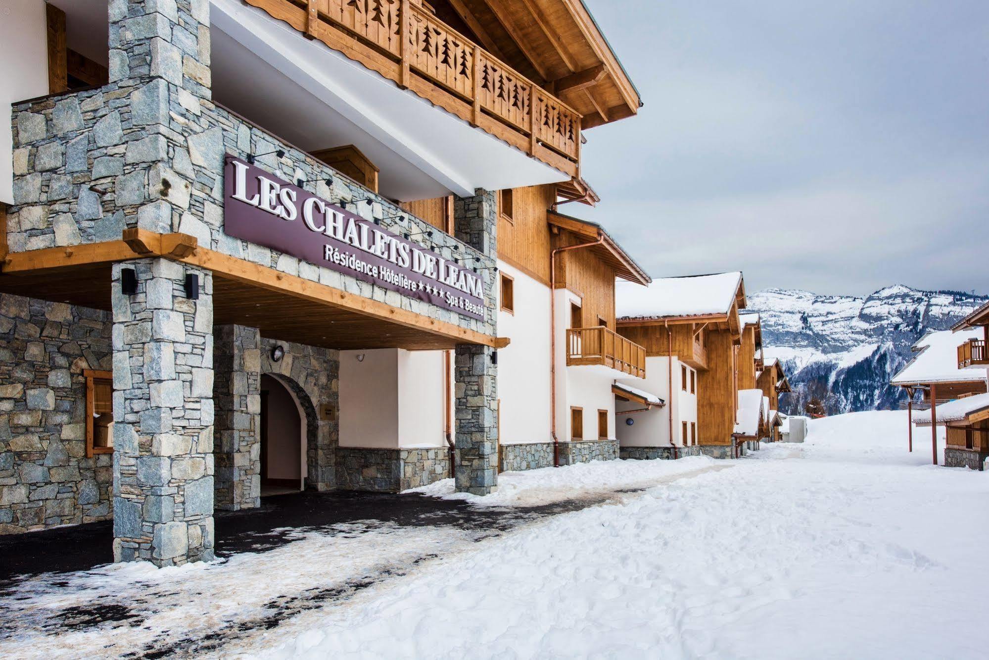 Cgh Residences And Spa Les Chalets De Leana Les Carroz d'Arâches Exterior foto