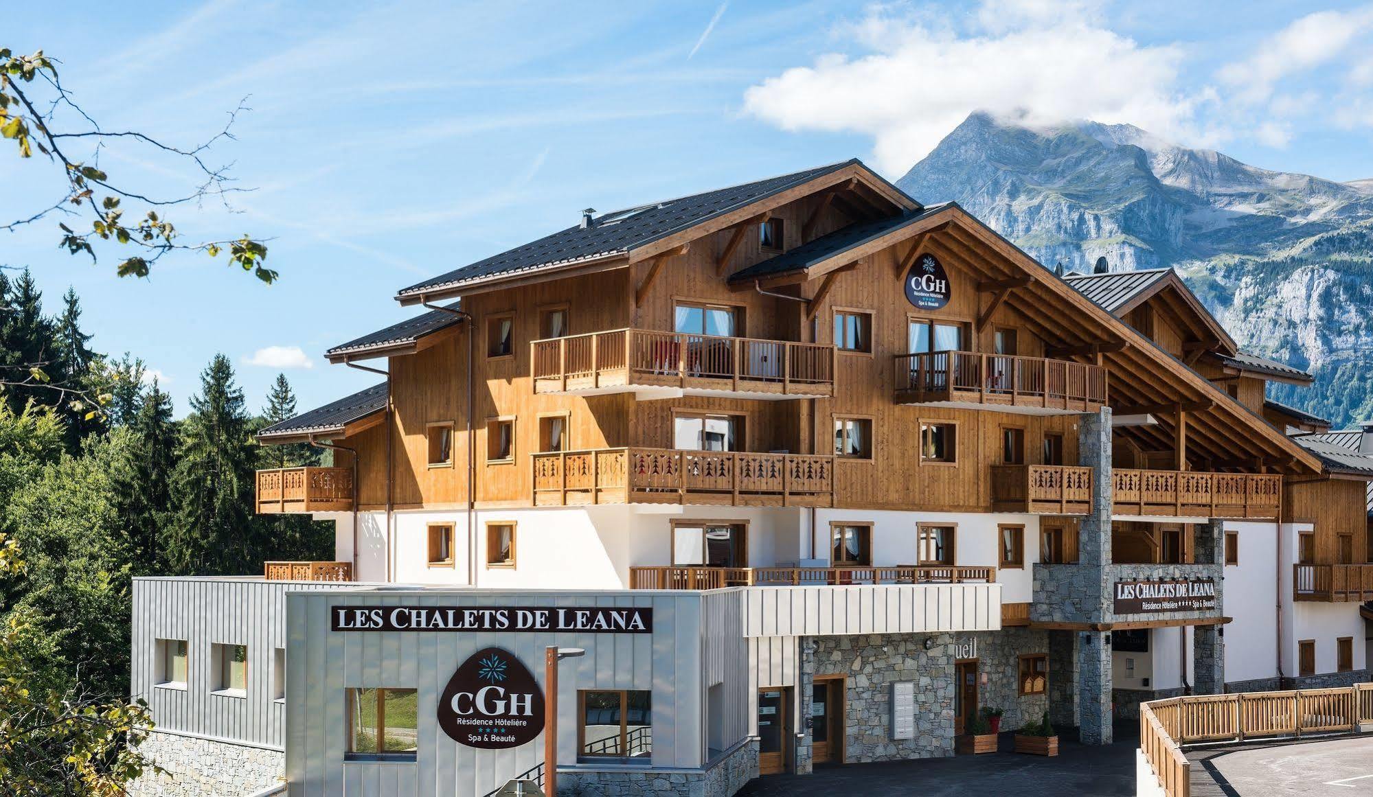 Cgh Residences And Spa Les Chalets De Leana Les Carroz d'Arâches Exterior foto